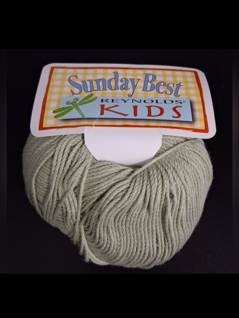 NWT Reynolds Sunday Best Kids Green Cotton Blend Crafting Crochet Knit Yarn